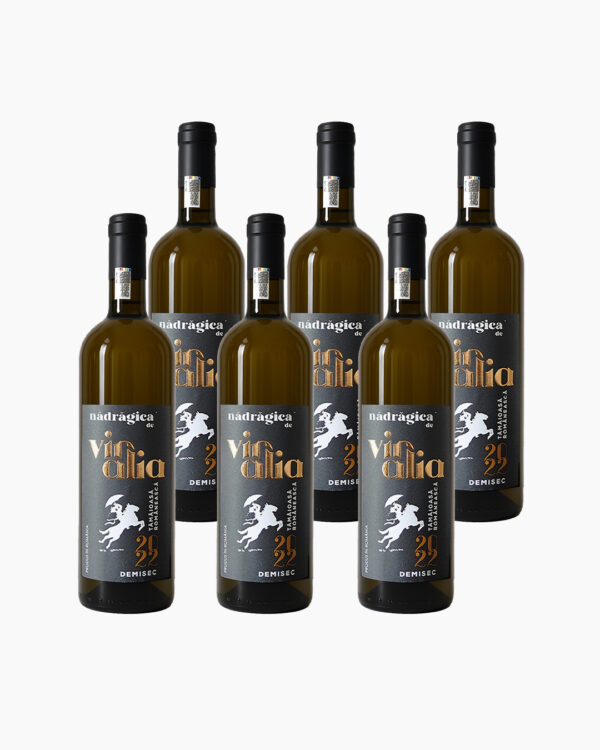 Pachet Tămâioasă Românească „Nădrăgica” Demisec (pachet 6 sticle)